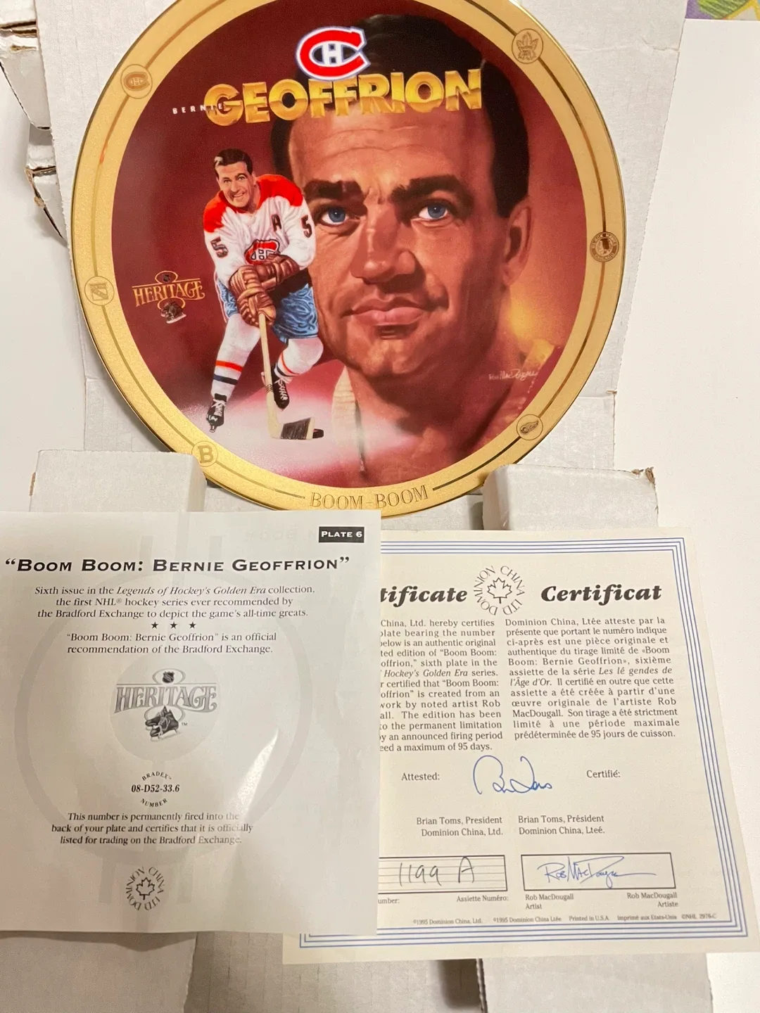 Legends of Hockey's Golden Era Collection Plates image indicator(6)