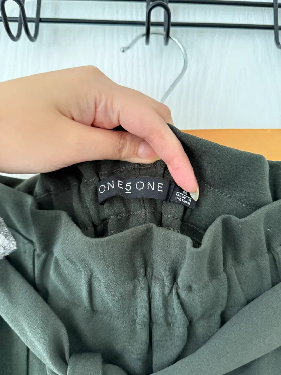 Dark Green Paperbag Pants 🥕 image indicator(4)