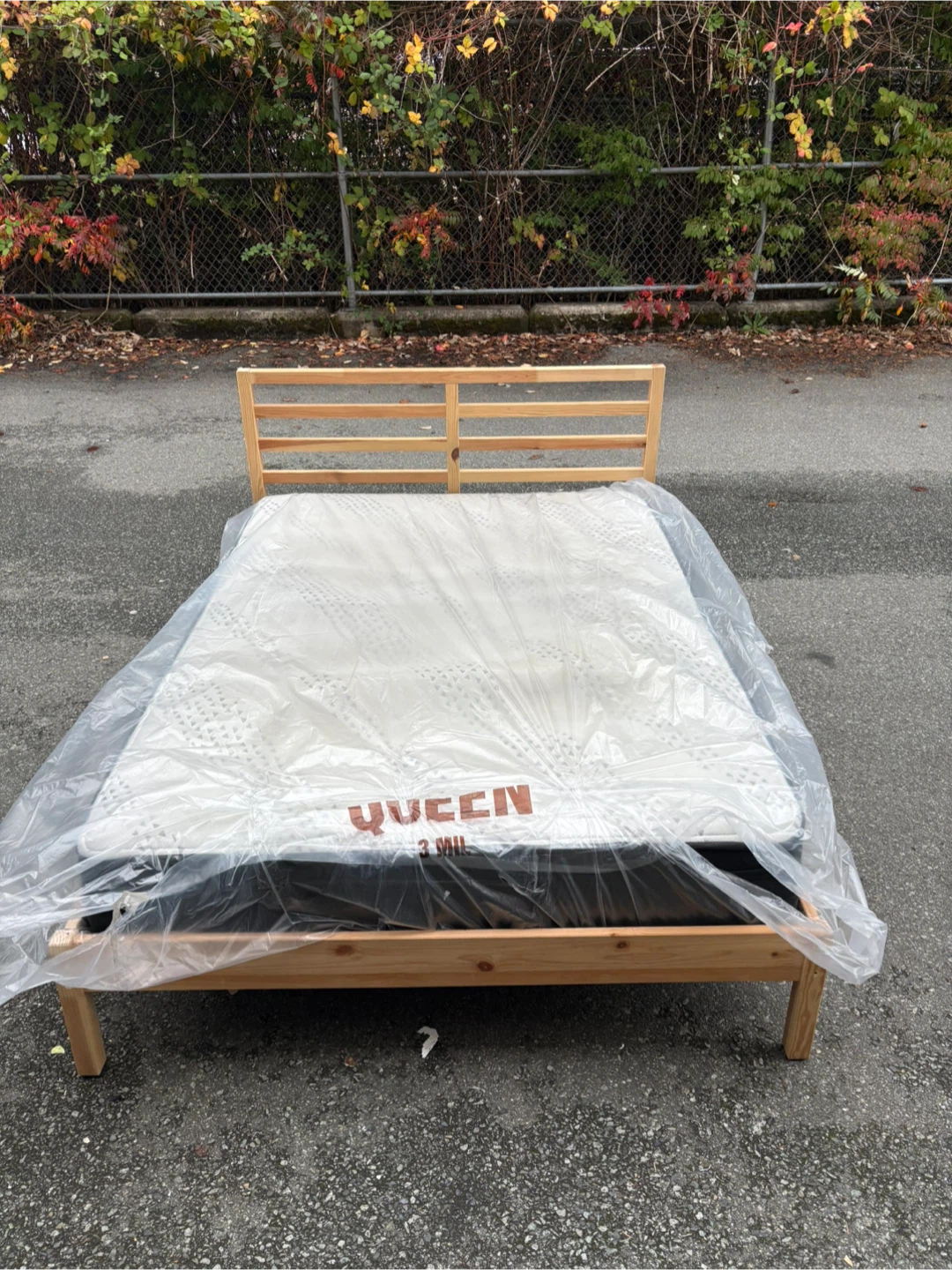 IKEA Neiden double/ full Bed Frame - photo 3