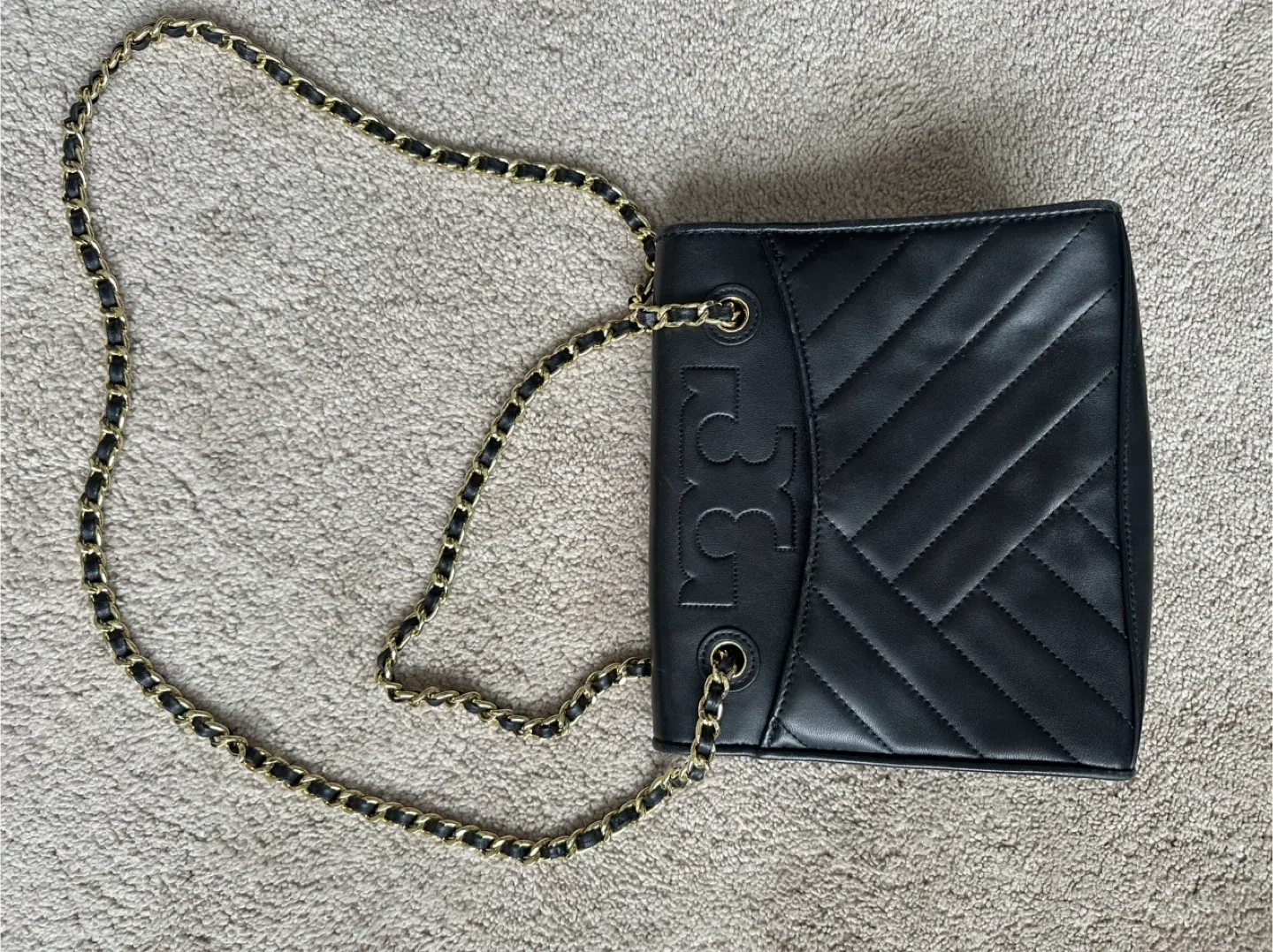 Tory Burch Black Leather Crossbody Bag