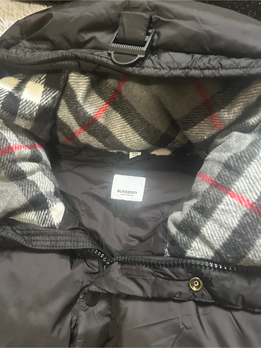 Burberry Black Puffer Jacket - photo 3