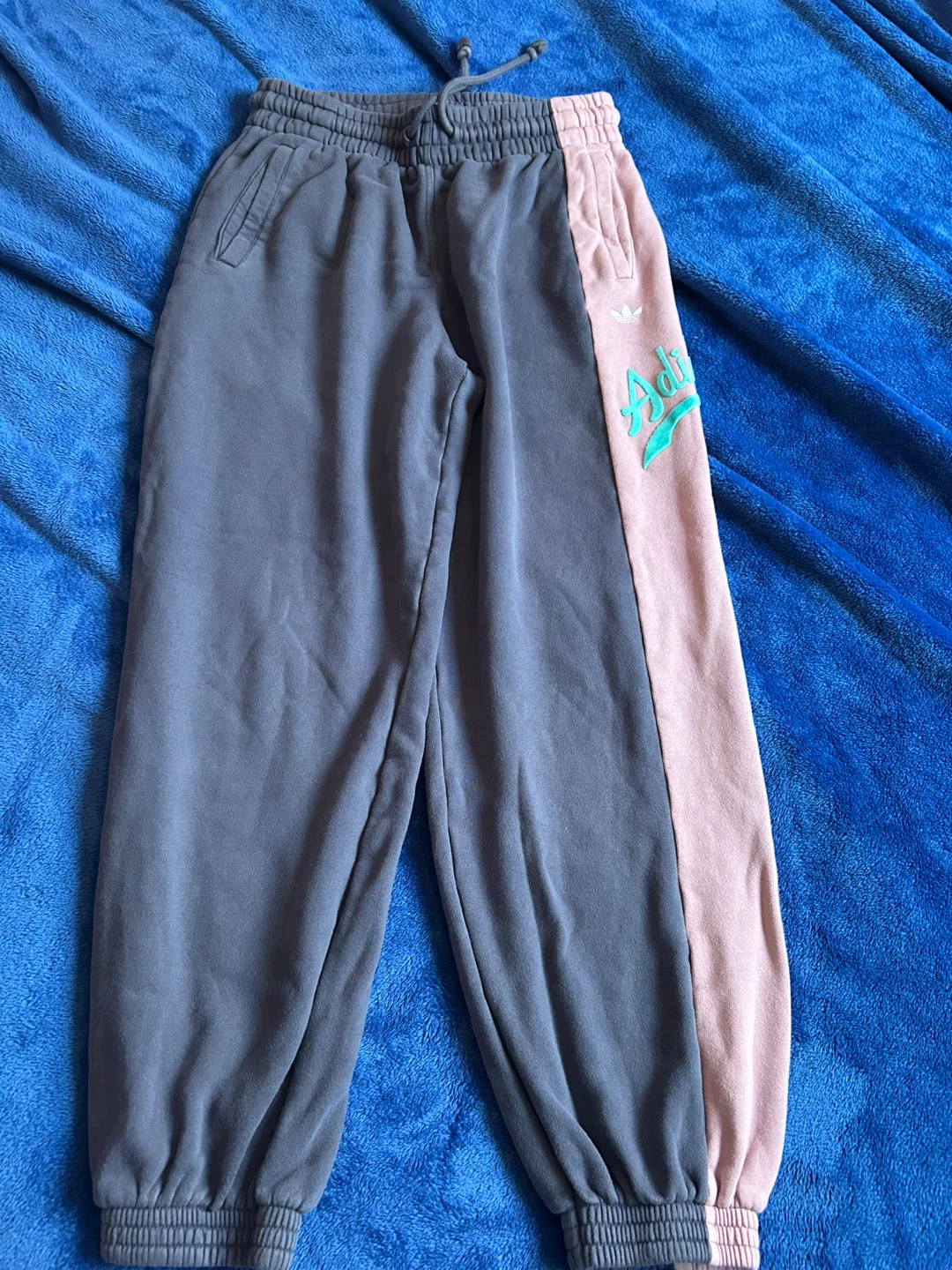 Adidas Colour Block Joggers - Size M - photo 2