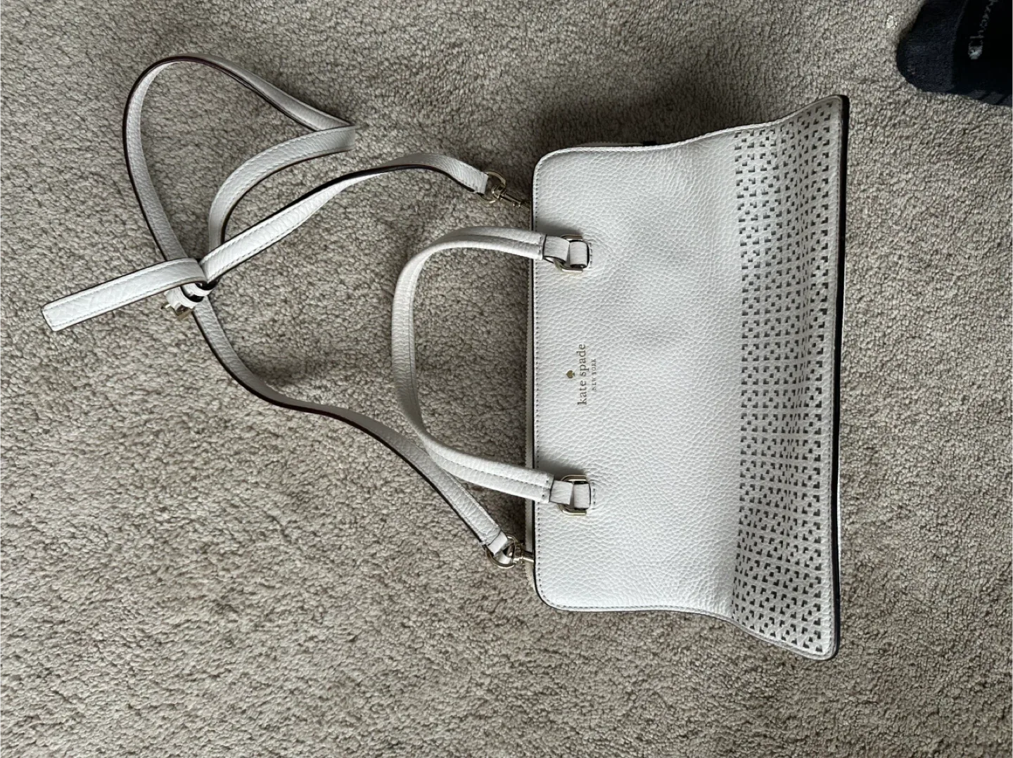 Kate Spade White Leather Handbag