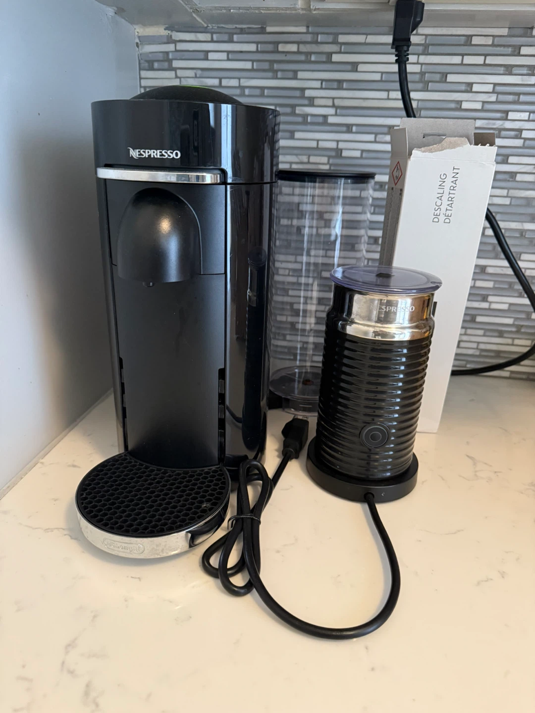Nespresso Vertuo Coffee Machine & Aeroccino