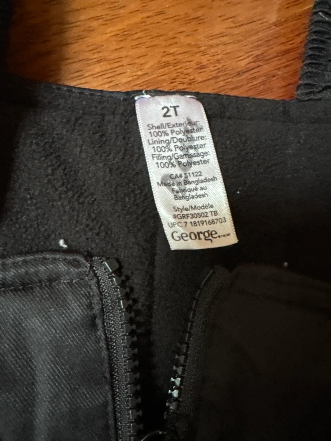 George 2T Black Snow Pants - Kids image indicator(2)