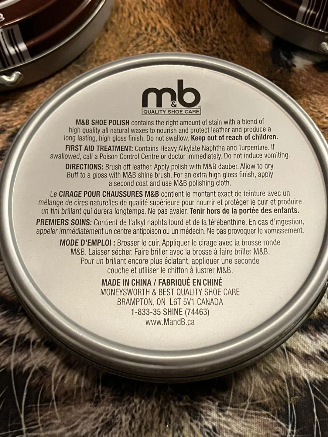 MB Shoe Polish Cirage - Professional Brown image indicator(2)