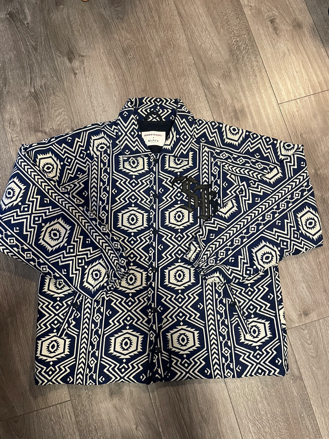 sandpiper X reover  jacquard coach jacket