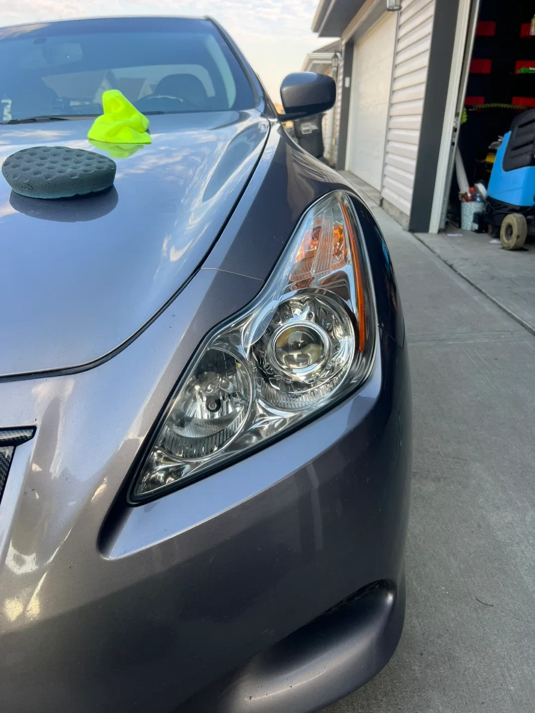 Headlight restoration image indicator(2)