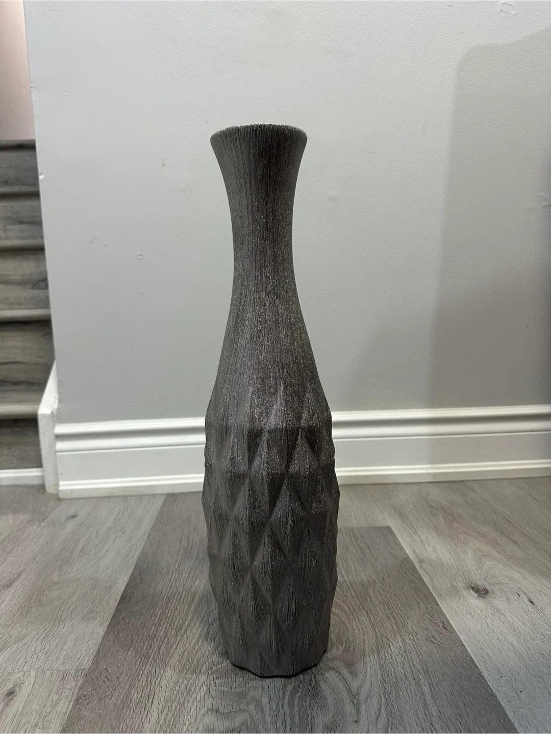 Decorative Silver Vase, 19.5 inches tall image indicator(5)