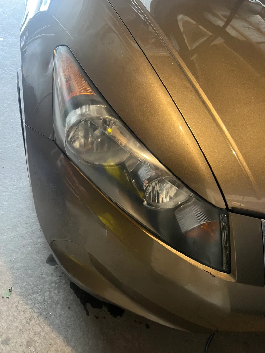 Headlight restoration image indicator(2)