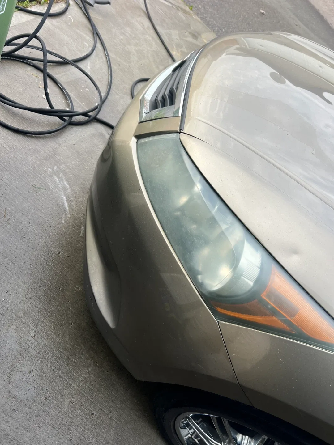 Headlight restoration image indicator(3)