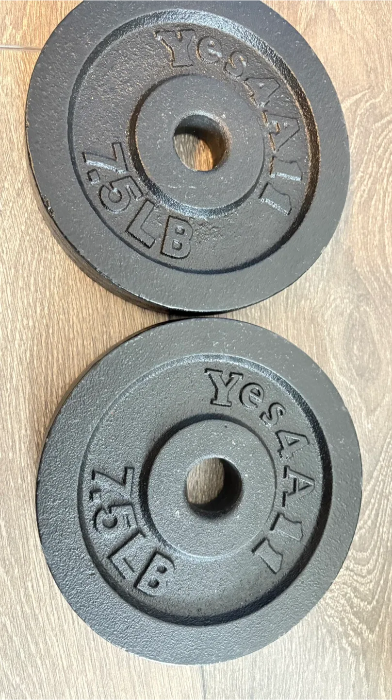 Yes4All 7.5 LB Weight Plates (Pair) image indicator(2)