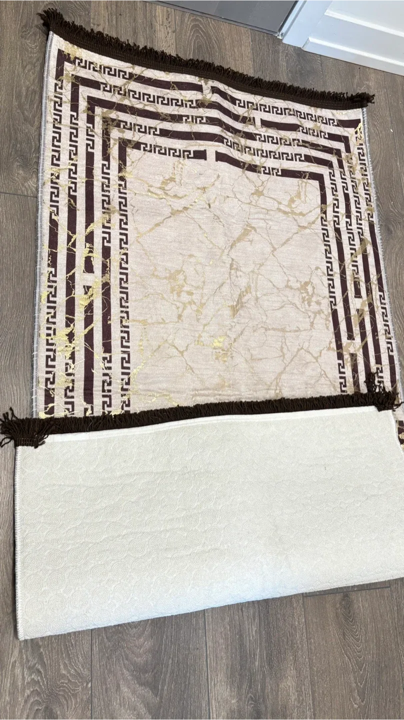 Patterned Area Rug - Beige & Brown image indicator(4)