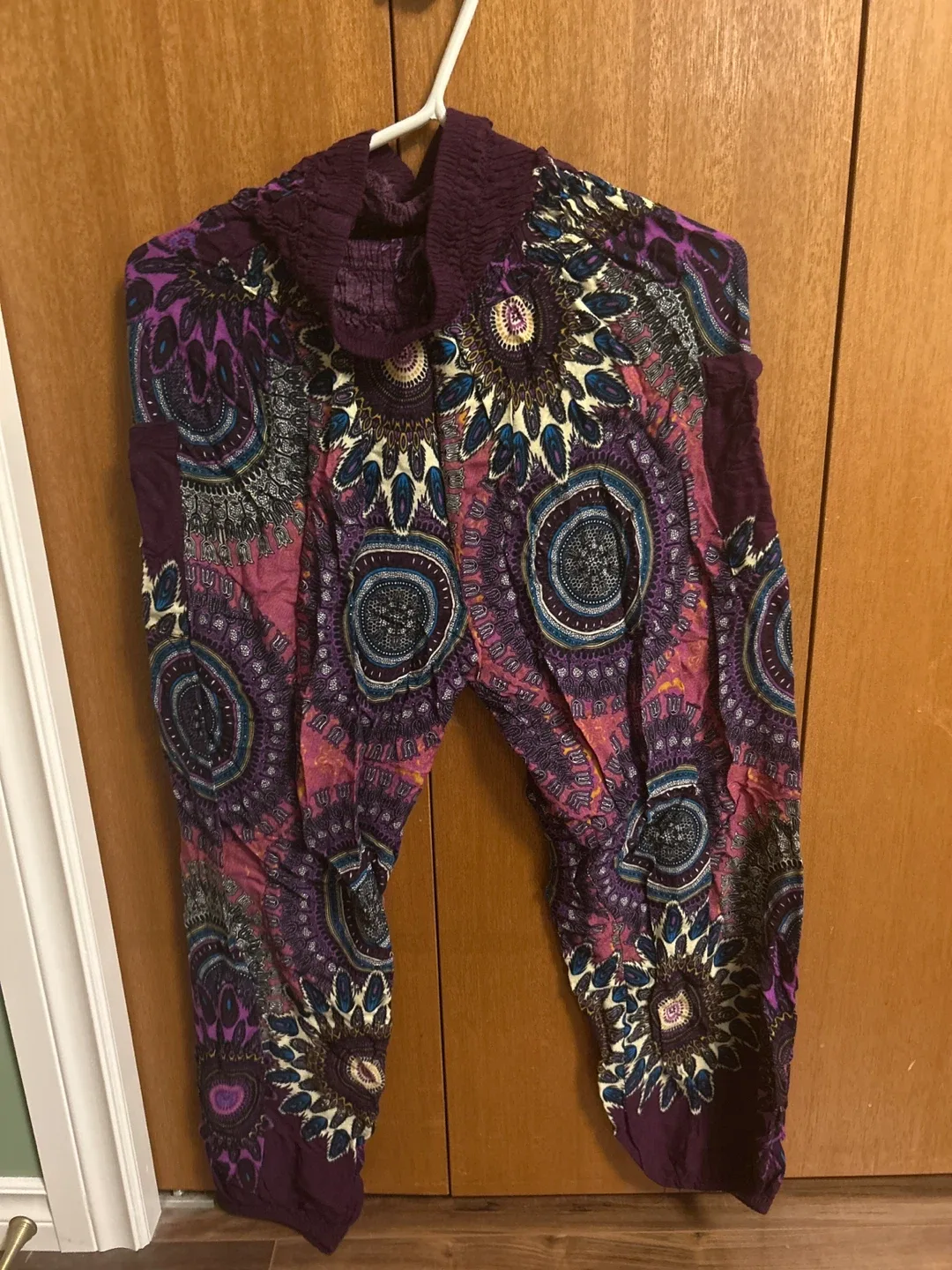 Patterned Harem Pants