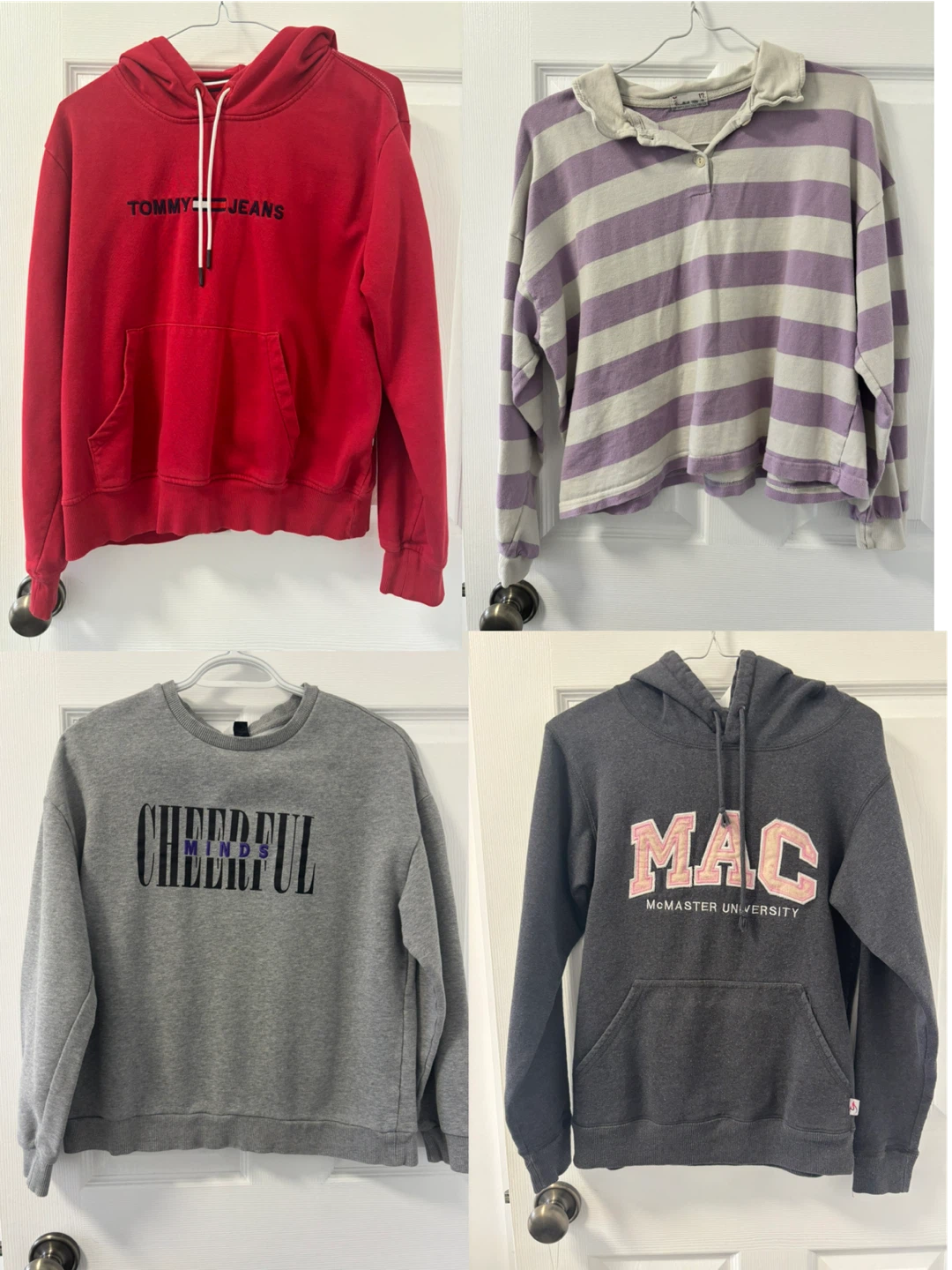 Long sleeves, and hoodies