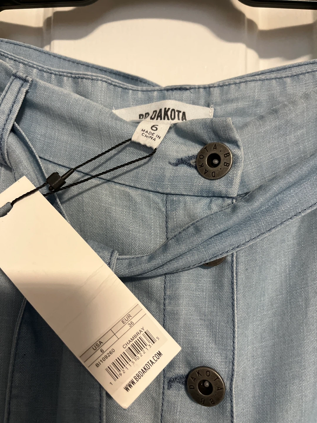 BB Dakota Chambray Skirt - Size 6 - photo 4