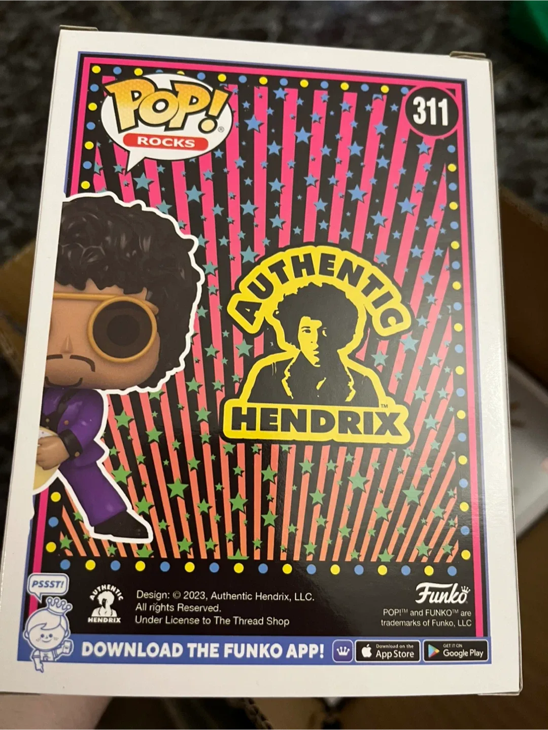 Funko Pop! Rocks Jimi Hendrix #311 image indicator(4)