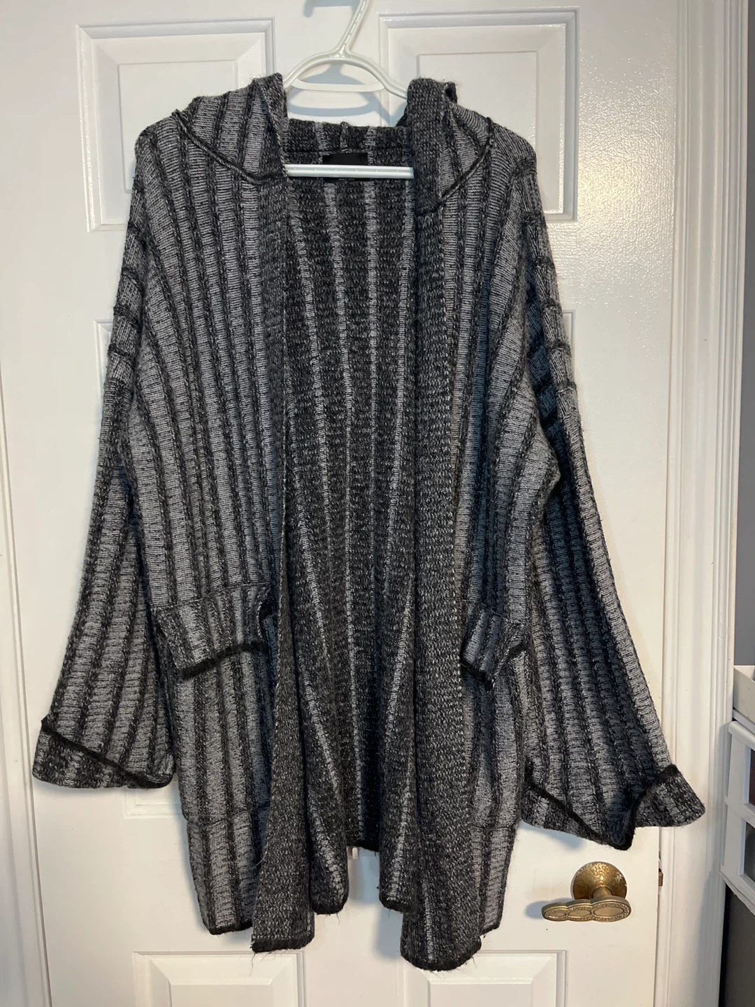 Zara Knit Hooded Cardigan - Size S like M