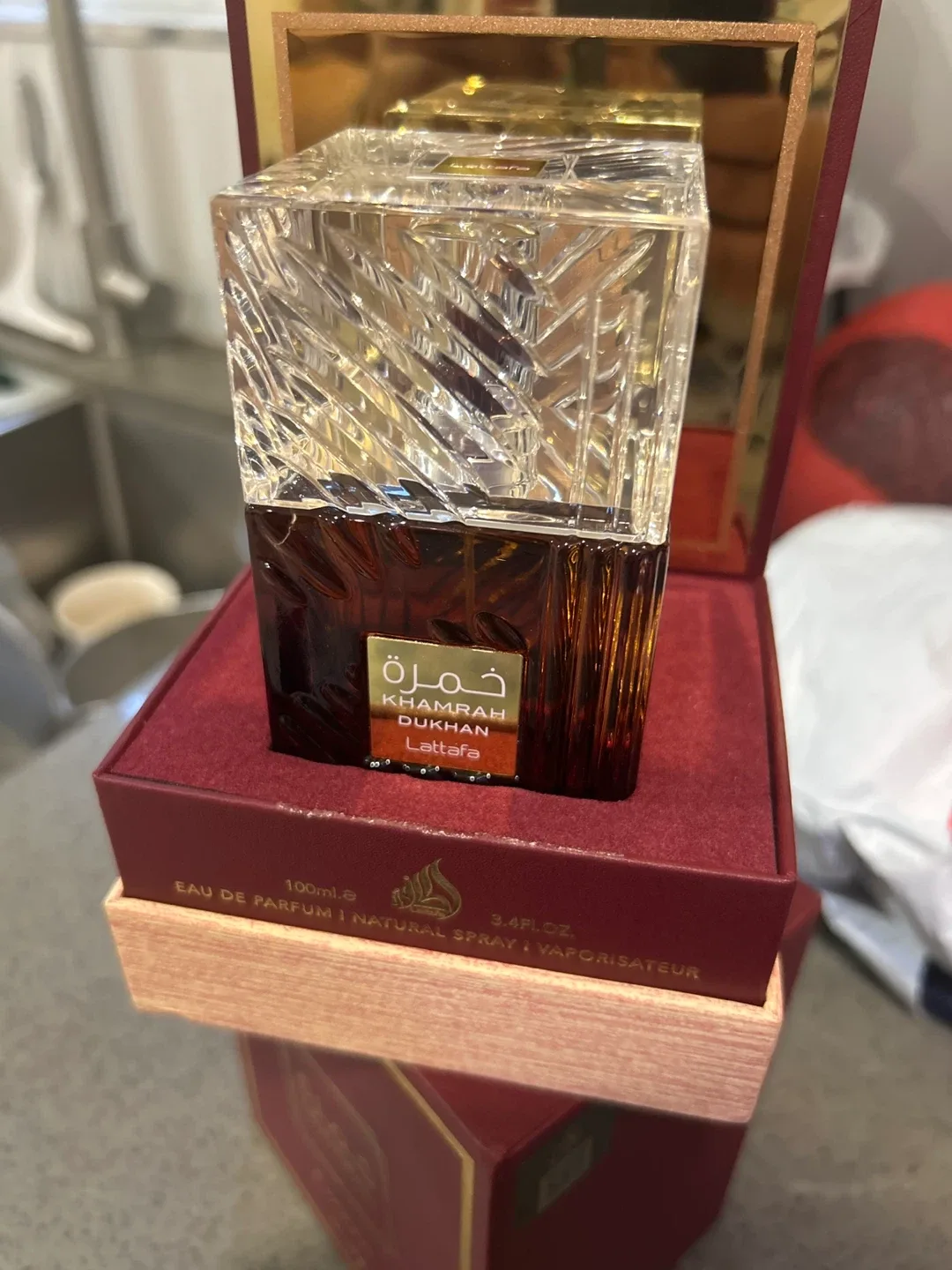 Lattafa Khamrah Dukhan 100ml Perfume image indicator(4)