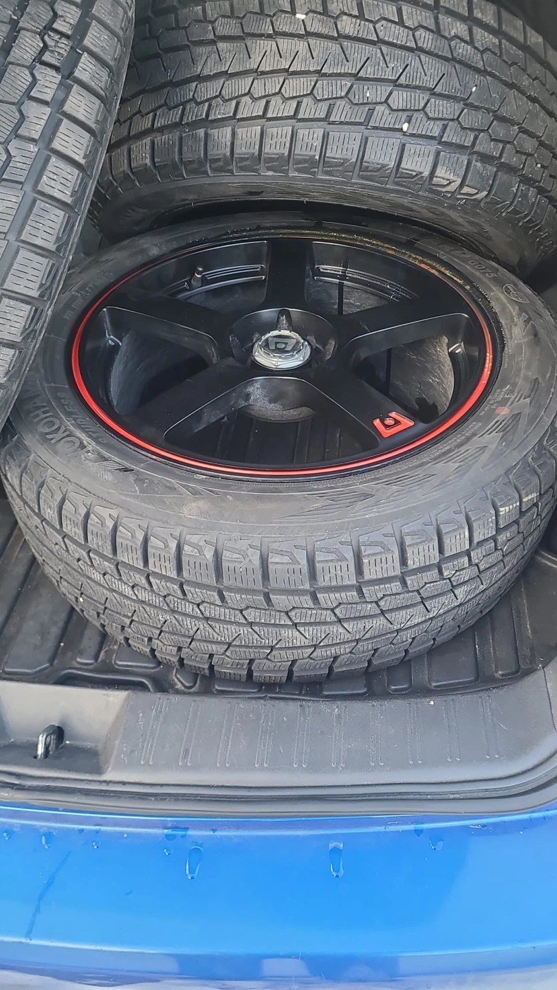 READ AD! - Yokohama IceGuard 225/55/18 on aluminum wheels
