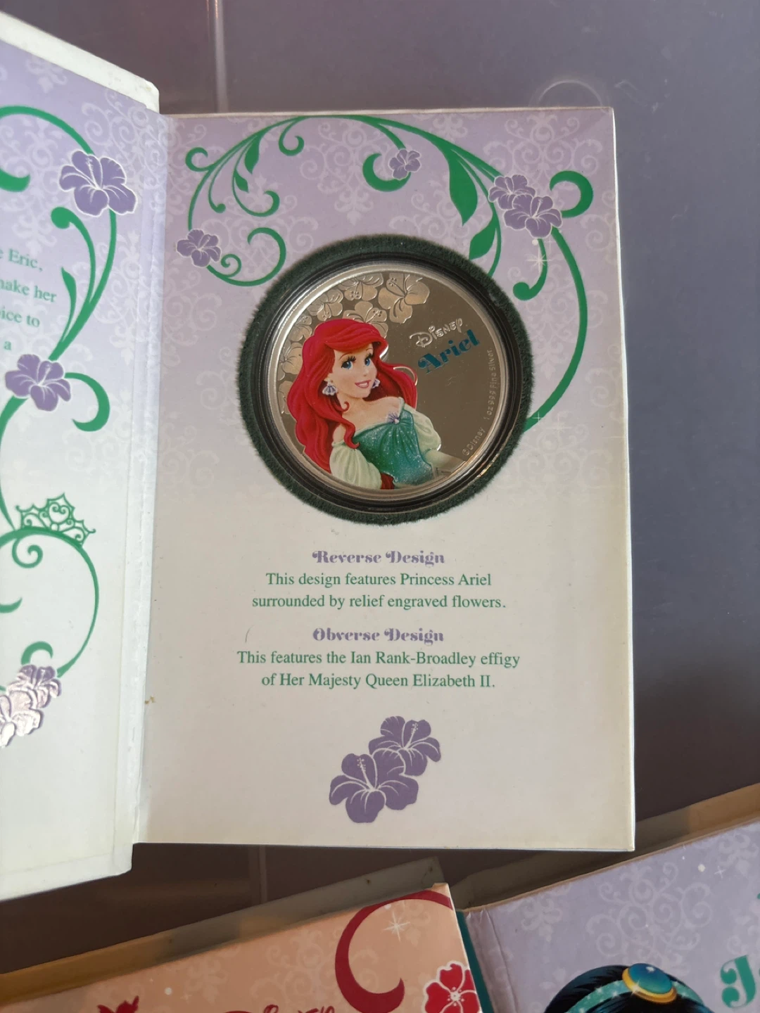 Disney Princess 1 oz Silver Coin Limited Edition Set - photo 5