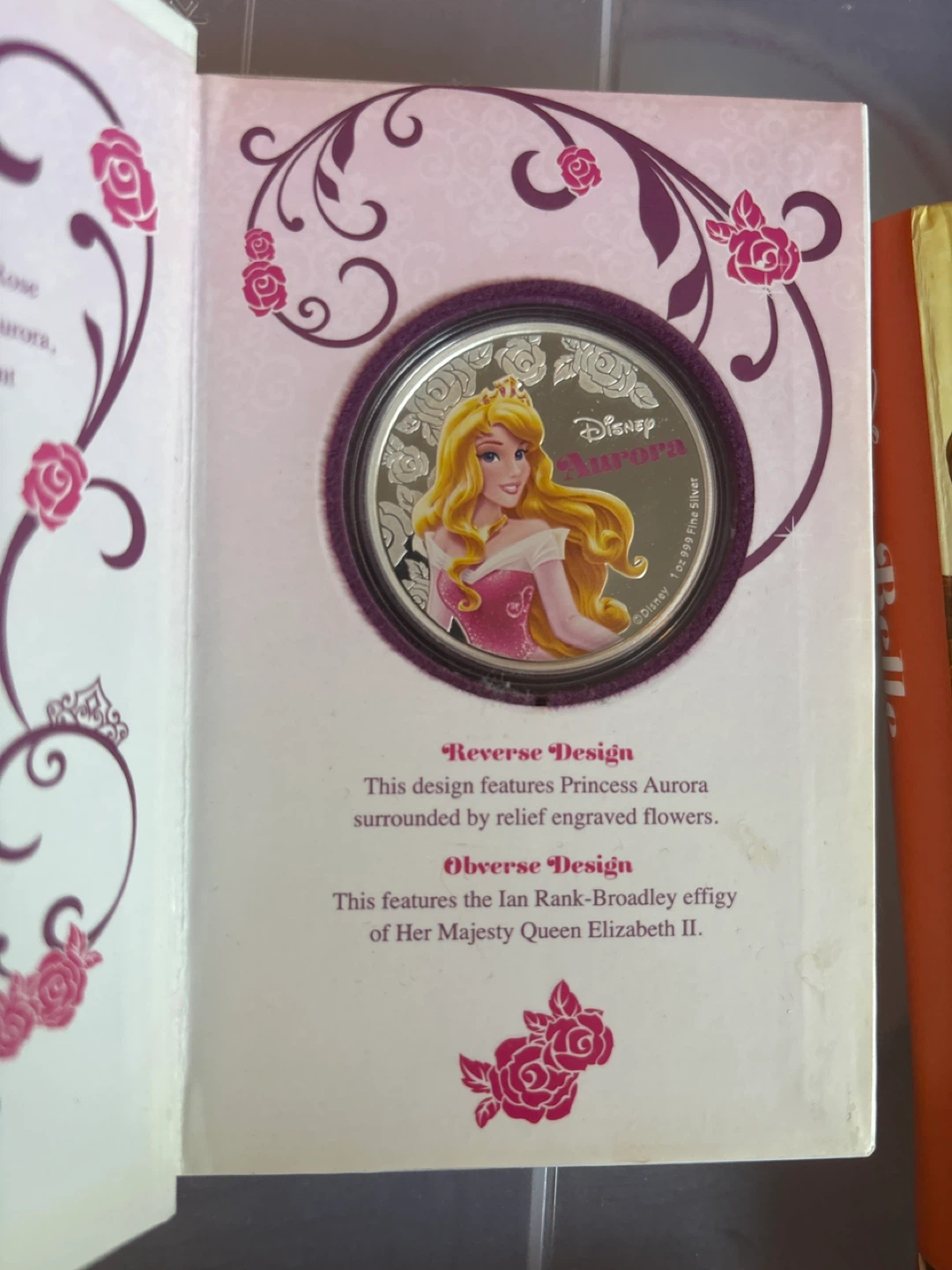 Disney Princess 1 oz Silver Coin Limited Edition Set - photo 2