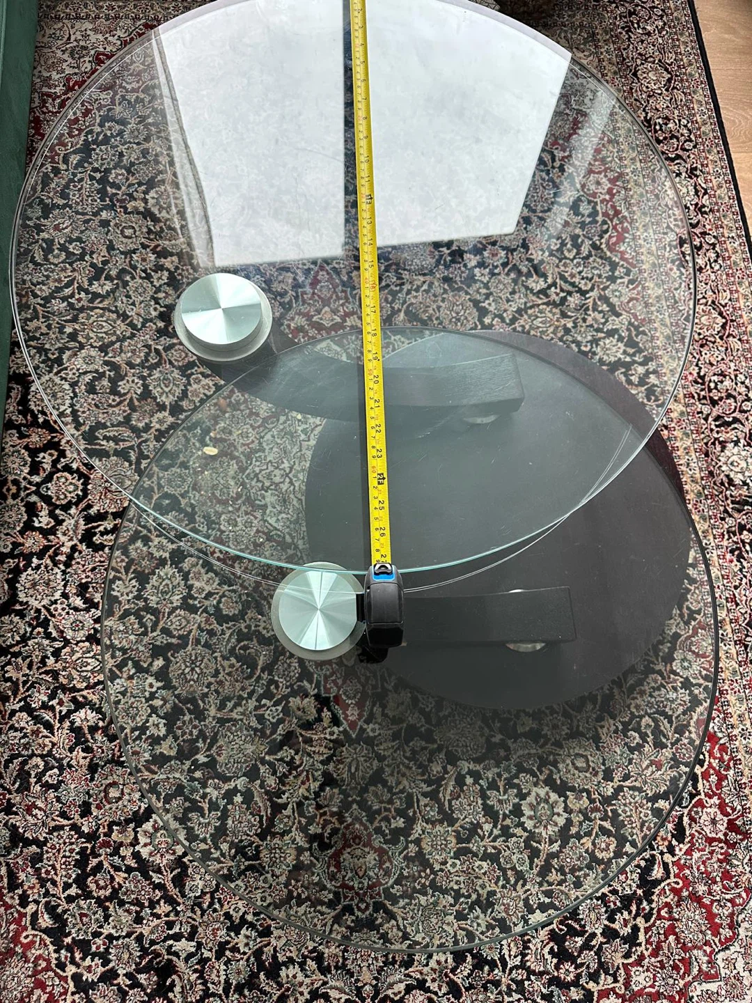 Round Glass Coffee Table - photo 2