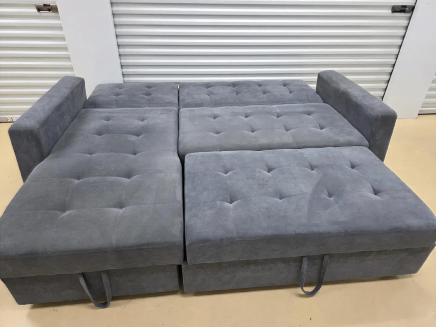 Grey Sectional Sofa with Storage image indicator(3)