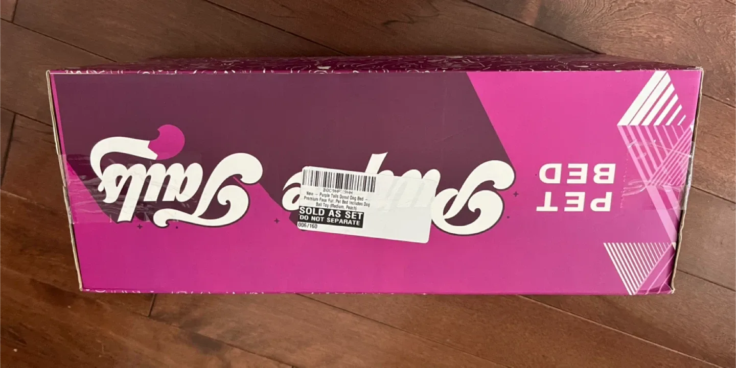 Purple Tails Donut Pet Bed - Size M image indicator(4)