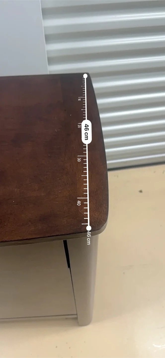 Brown Wood TV Stand with Storage image indicator(5)