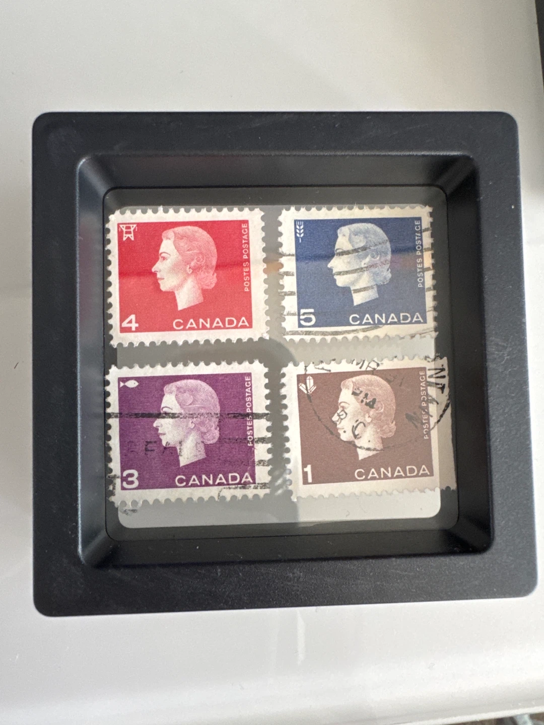Vintage Canadian Postage Stamps - Queen Elizabeth II