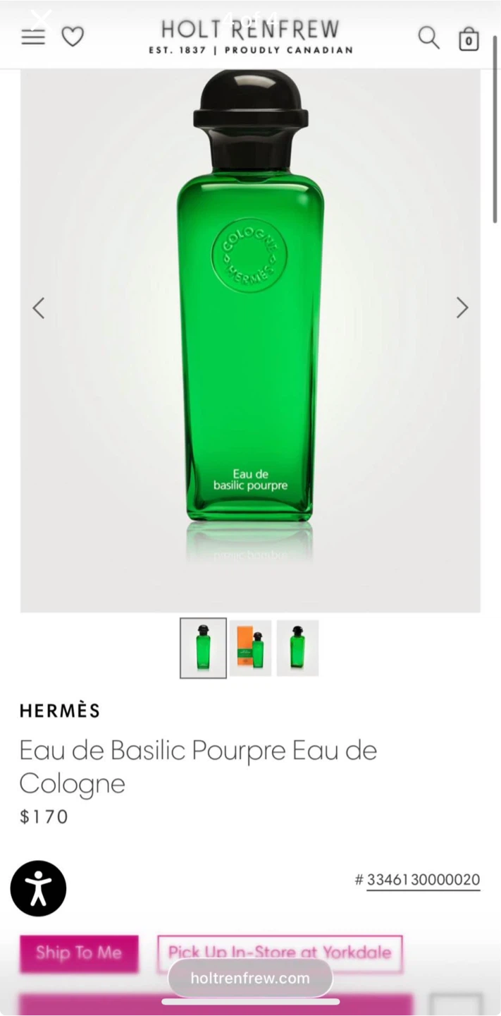Hermès Eau de Basilic Pourpre Eau de Cologne - photo 4