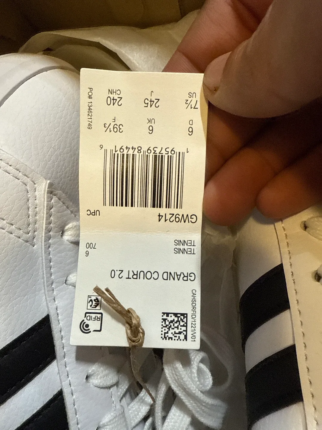 Adidas Grand Court 2.0 - US 7.5 🥕 image indicator(2)