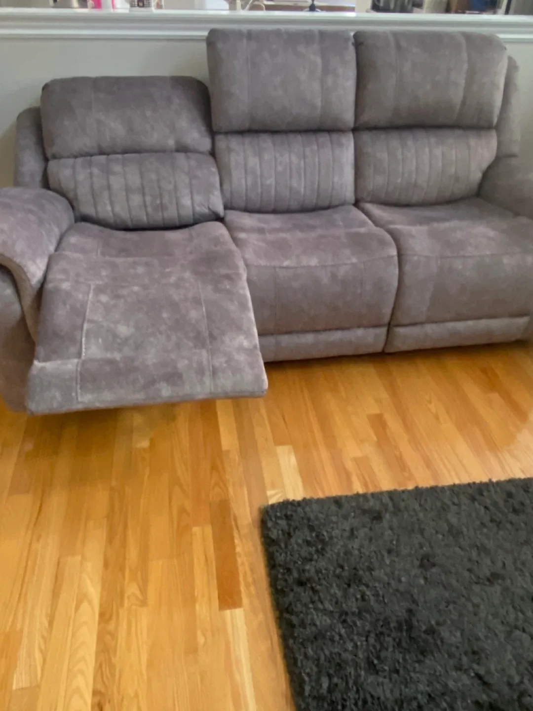 Grey power Reclining Sofa
