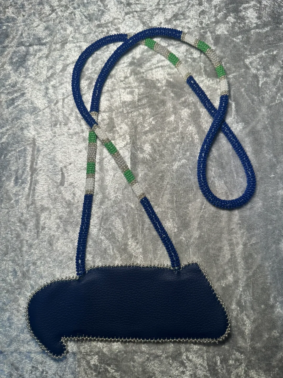 Large Seahawks Beaded Medallion image indicator(2)