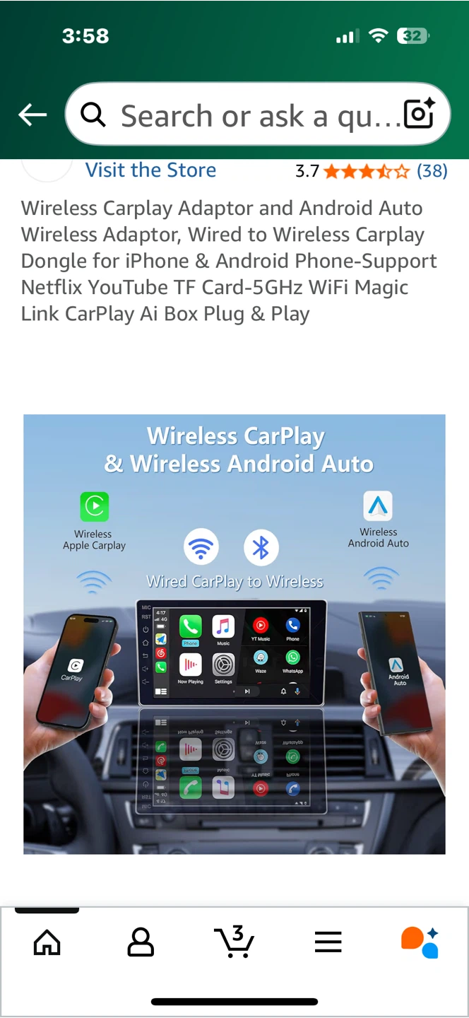 Wireless CarPlay & Android Auto Adaptor - photo 3