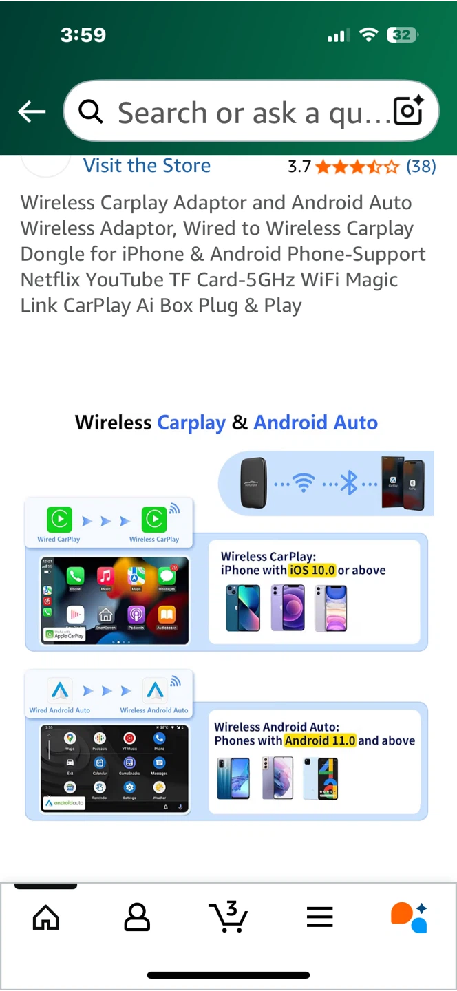 Wireless CarPlay & Android Auto Adaptor - photo 4