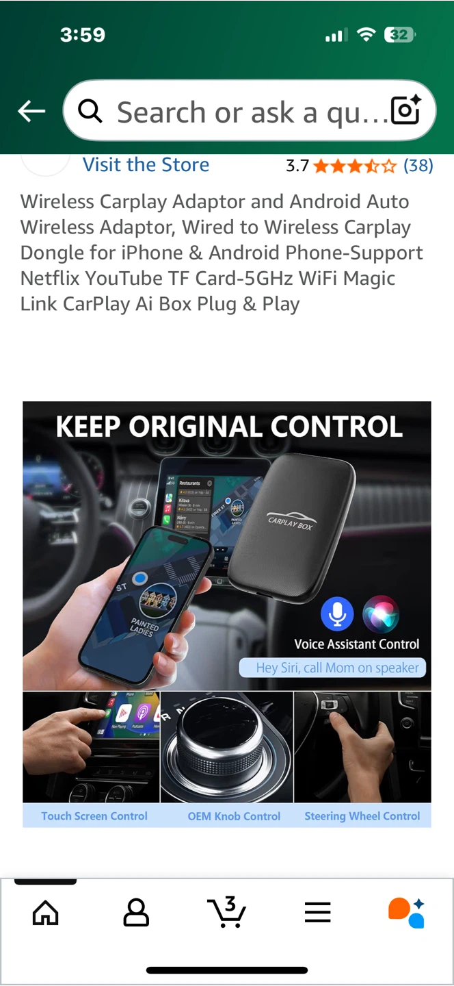 Wireless CarPlay & Android Auto Adaptor - photo 5