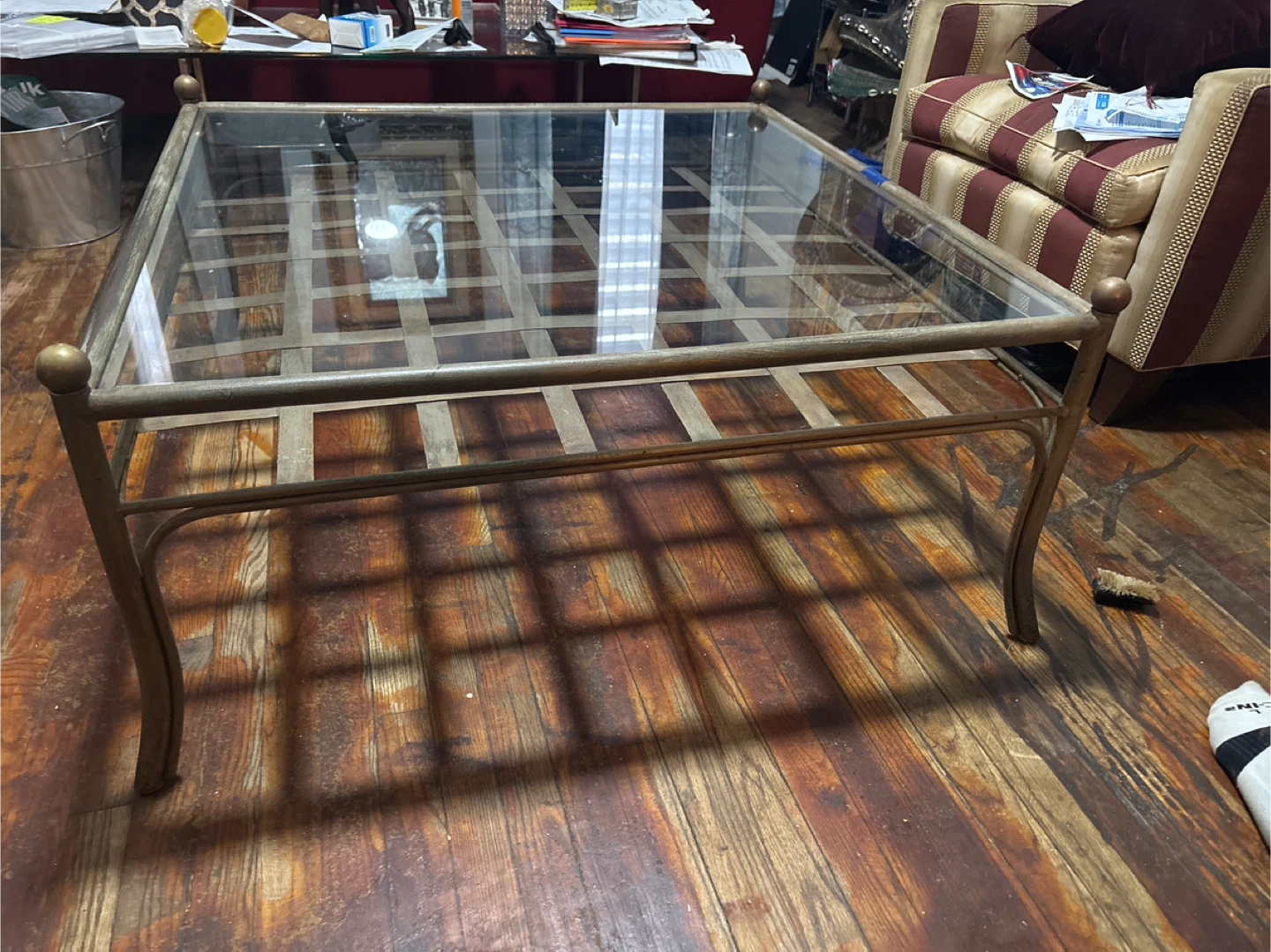 Glass Top Coffee Table - photo 2
