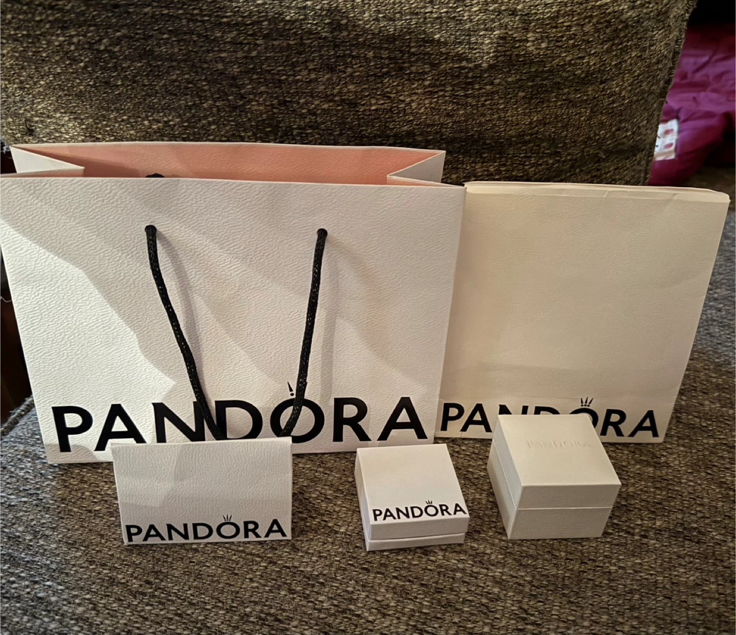 Pandora Gift Boxes and Shopping Bag