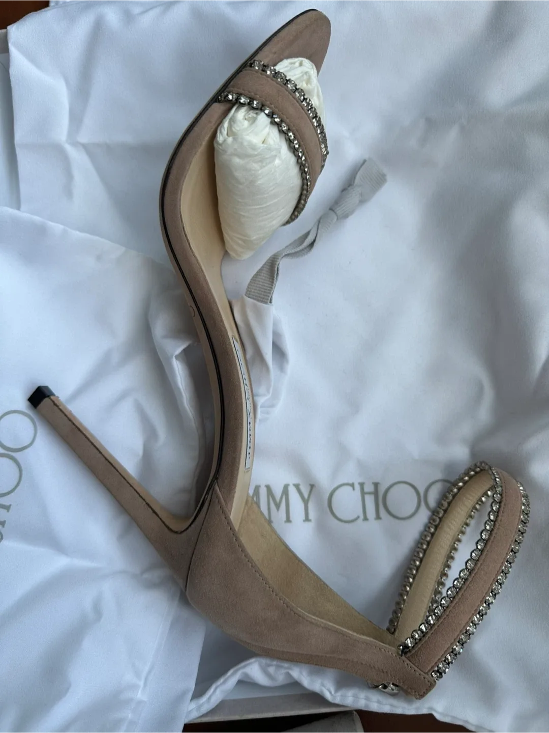Jimmy Choo Suede Heels - Size 7.5 - 8 brand new, price $200 image indicator(6)