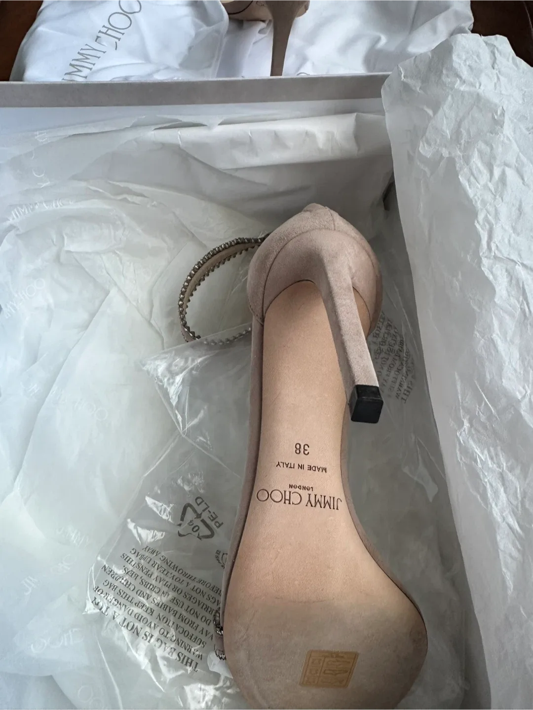 Jimmy Choo Suede Heels - Size 7.5 - 8 brand new, price $200 image indicator(3)