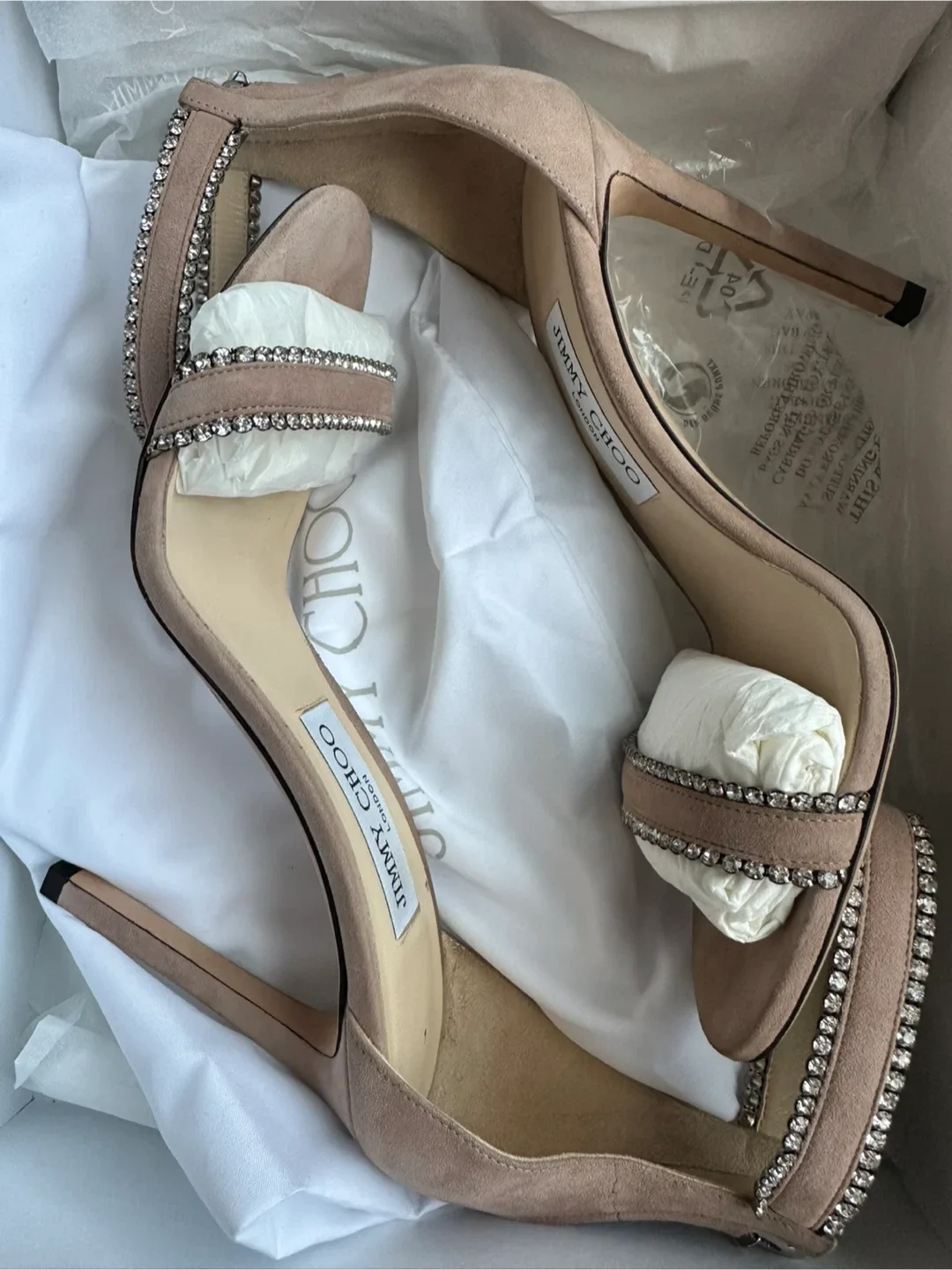 Jimmy Choo Suede Heels - Size 7.5 - 8 brand new, price $200 image indicator(2)
