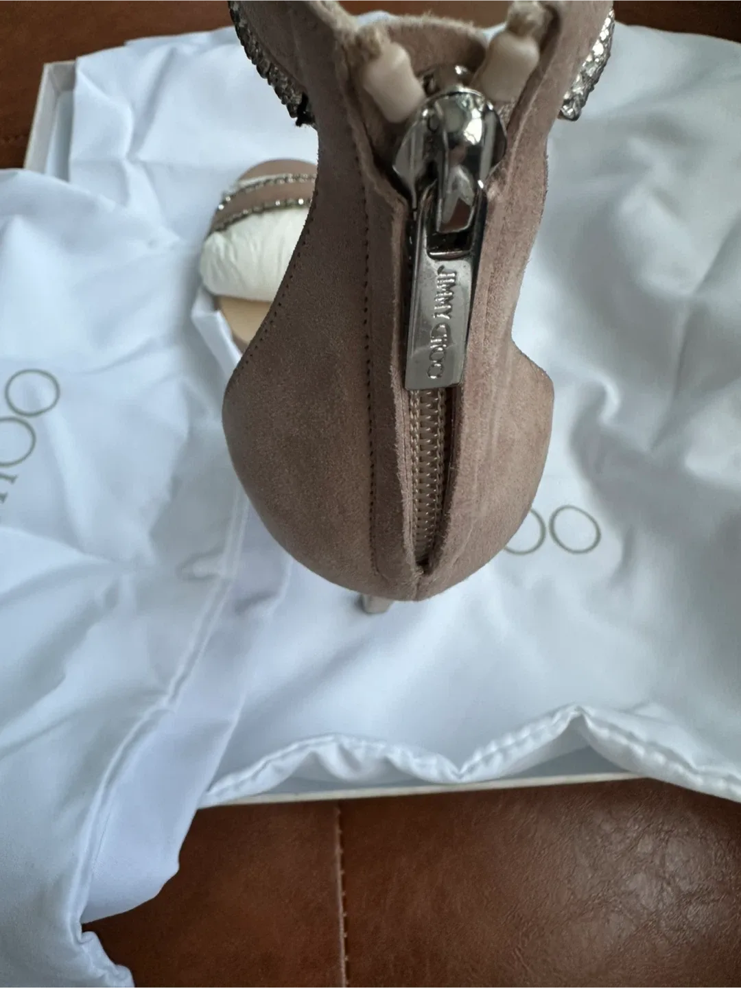Jimmy Choo Suede Heels - Size 7.5 - 8 brand new, price $200 image indicator(4)