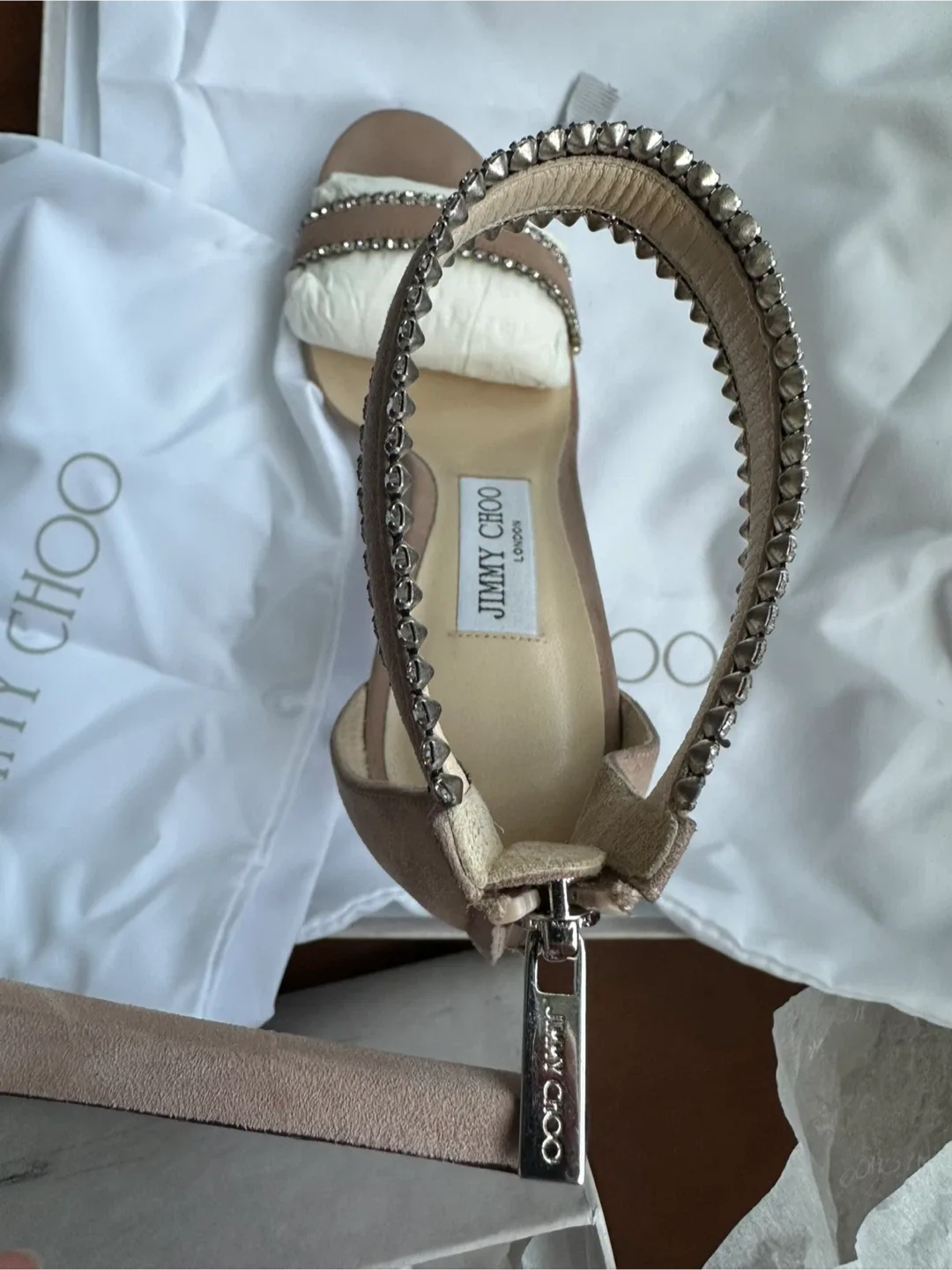 Jimmy Choo Suede Heels - Size 7.5 - 8 brand new, price $200 image indicator(5)