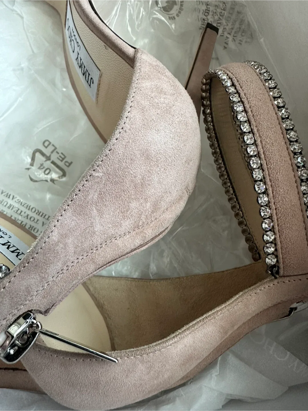 Jimmy Choo Suede Heels - Size 7.5 - 8 brand new, price $200 image indicator(7)