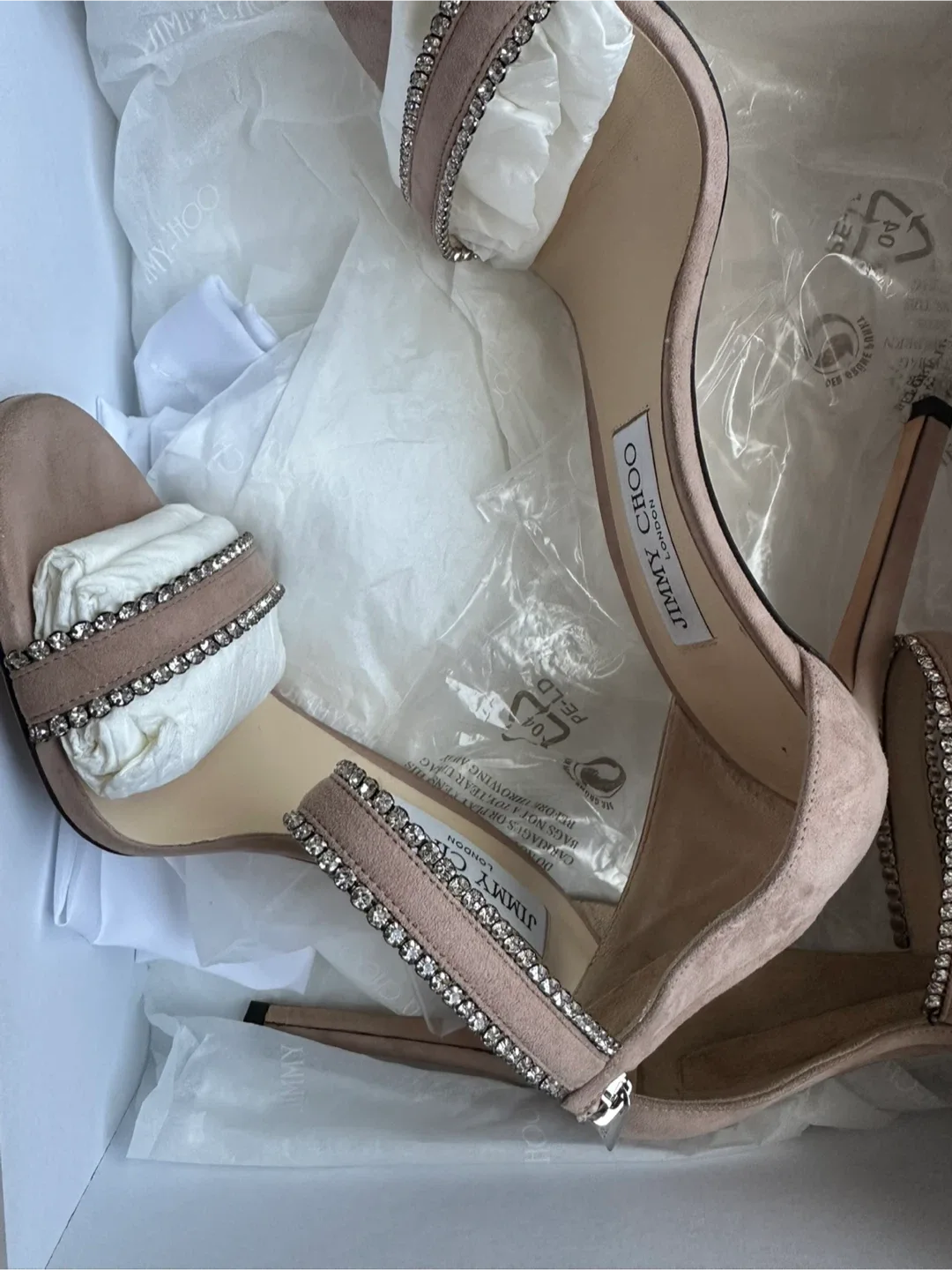 Jimmy Choo Suede Heels - Size 7.5 - 8 brand new, price $200 image indicator(8)