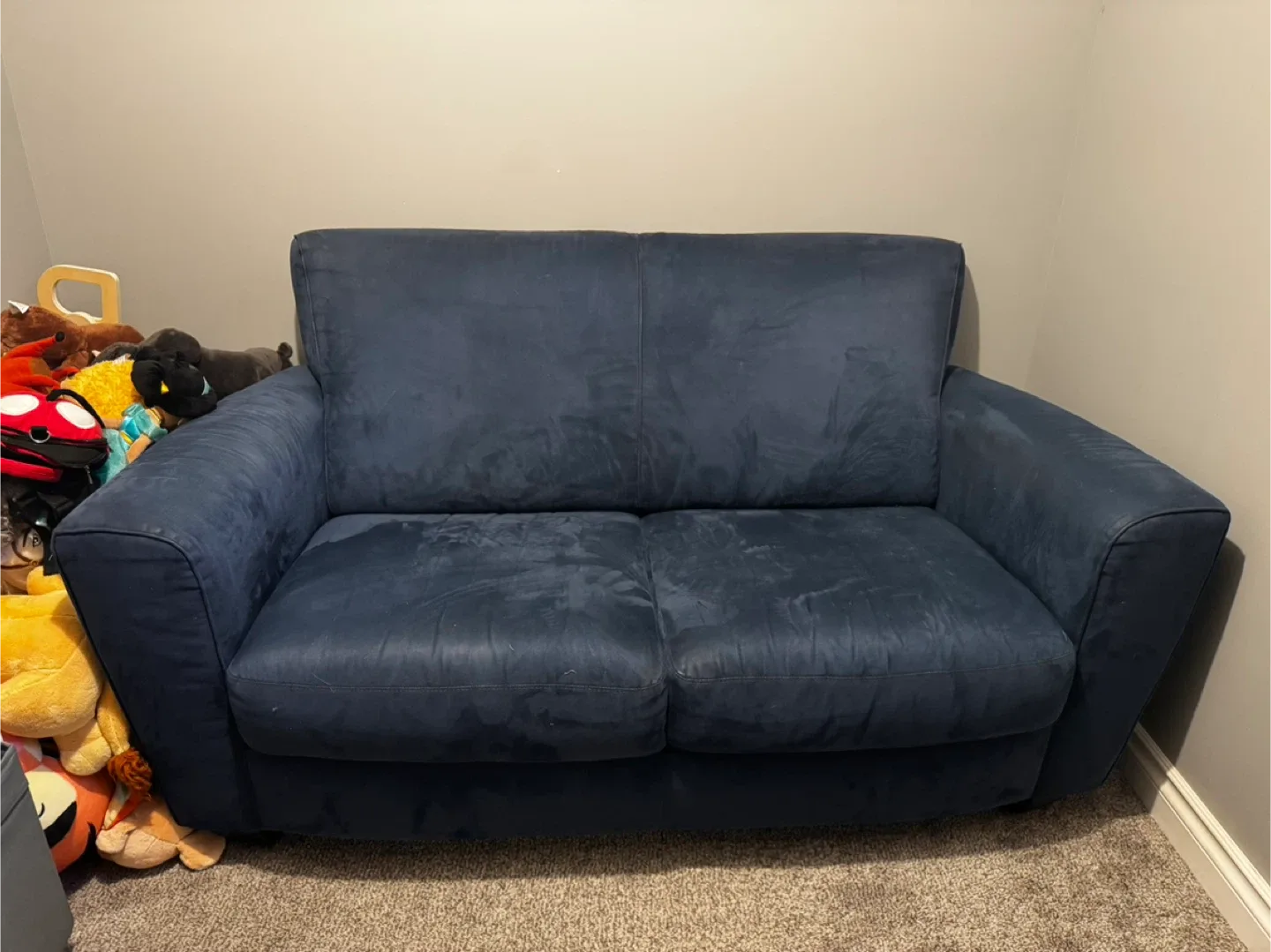 Blue Loveseat Sofa