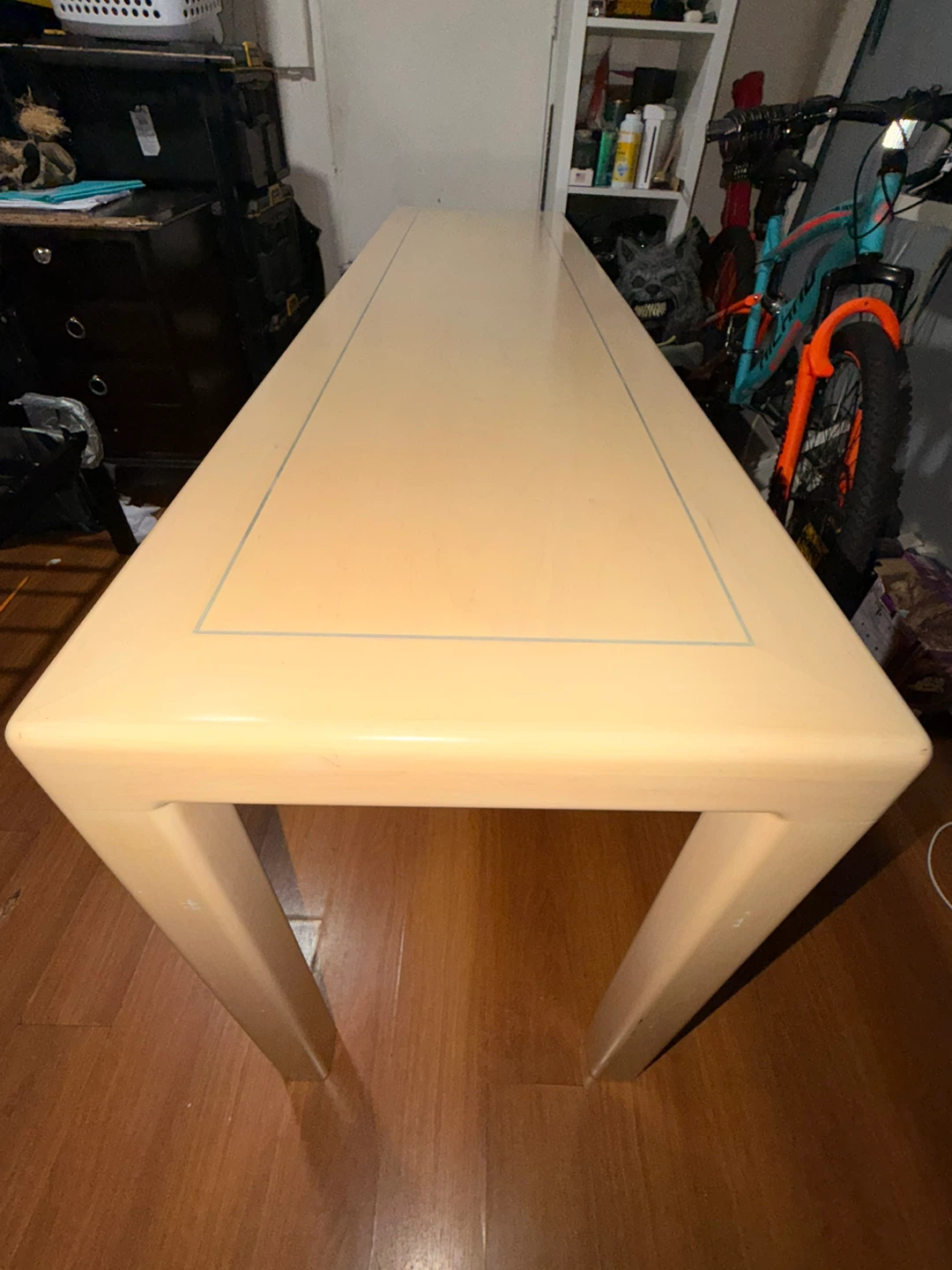 Beige Console Table - 69" Long