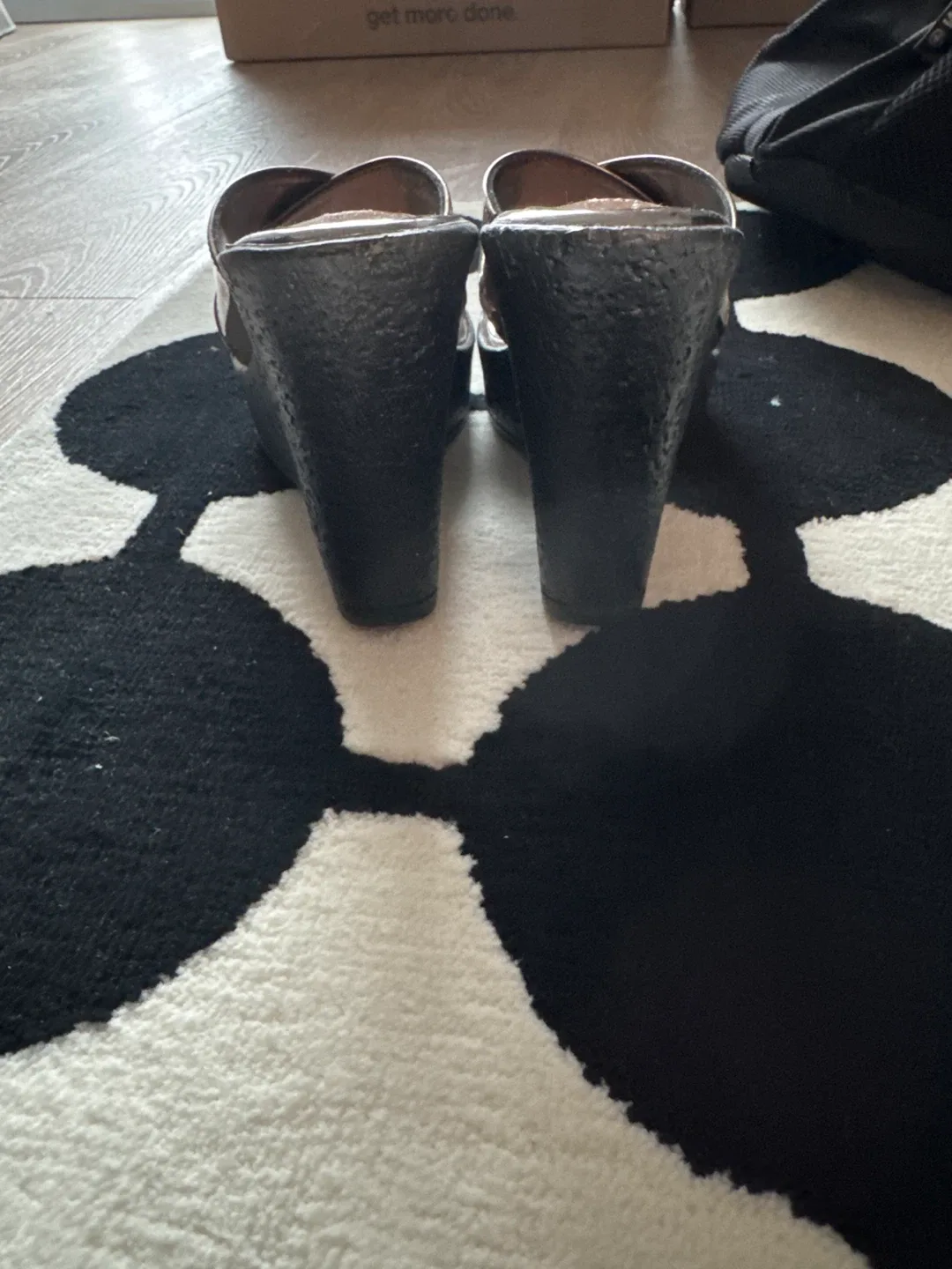 Catwalk Silver Wedge Heels - Size 7 image indicator(3)